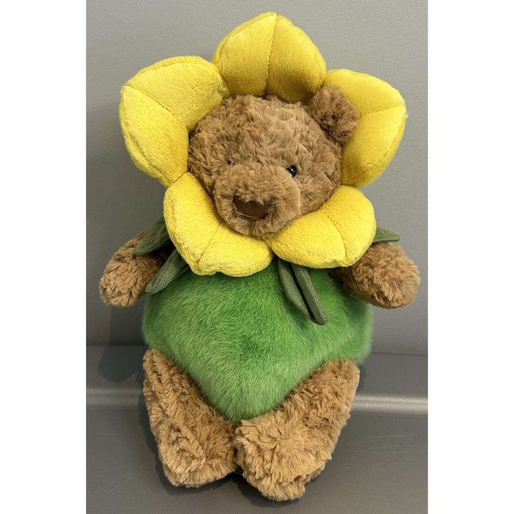 AUTHENTIC❗️Jellycat Bartholomew Bear Daffodil 🌼 New Spring Collection - NWT